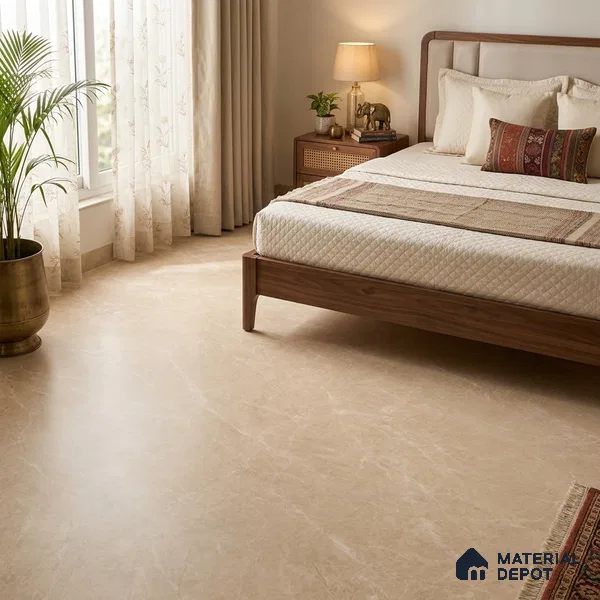 Marbles & Stones Floor Tile TL 12171 Provenza Beige Endless 6 ft x 4 ft Matte Finish Vitrified Tile - 9 mm