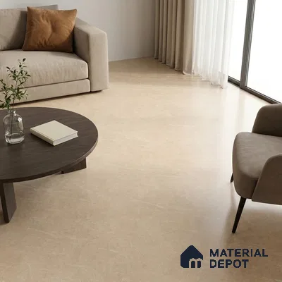 Marbles & Stones Floor Tile TL 12171 Provenza Beige Endless 6 ft x 4 ft Matte Finish  Vitrified Tile - 9 mm