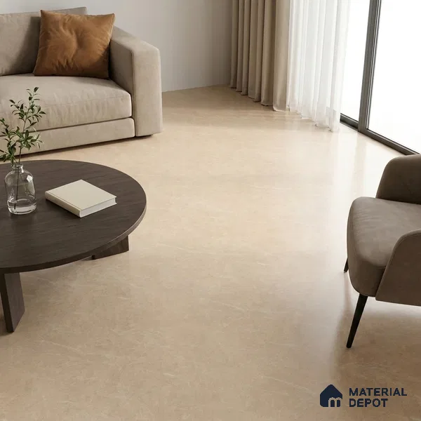 Marbles & Stones Floor Tile TL 12171 Provenza Beige Endless 6 ft x 4 ft Matte Finish Vitrified Tile - 9 mm