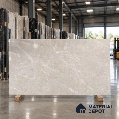 Marbles & Stones Floor Tile TL 12172 B Provenza Grey Endless 6 ft x 4 ft Glossy Finish  Vitrified Tile - 9 mm