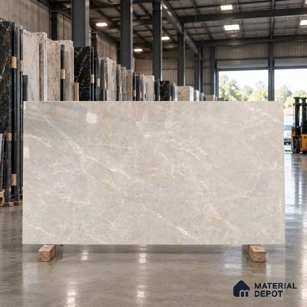 Marbles & Stones Floor Tile TL 12172 B Provenza Grey Endless 6 ft x 4 ft Glossy Finish Vitrified Tile - 9 mm