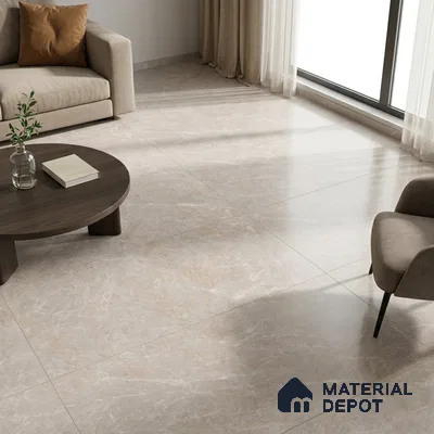 Marbles & Stones Floor Tile TL 12172 Provenza Grey Endless 6 ft x 4 ft Matte Finish  Vitrified Tile - 9 mm