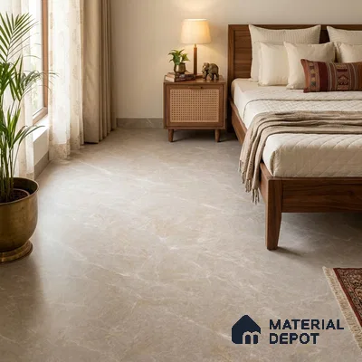 Marbles & Stones Floor Tile TL 12172 Provenza Grey Endless 6 ft x 4 ft Matte Finish  Vitrified Tile - 9 mm