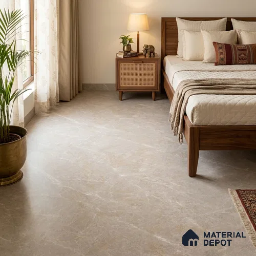 Marbles & Stones Floor Tile TL 12172 Provenza Grey Endless 6 ft x 4 ft Matte Finish Vitrified Tile - 9 mm