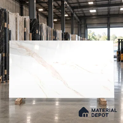 Marbles & Stones Floor Tile TL 12173 Raykar Gold 6 ft x 4 ft Glossy Finish  Vitrified Tile - 9 mm