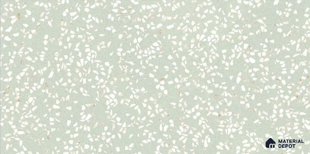 Terrazzo Floor & Wall Tile TL 12176 B Royal Terra Olive 4 ft x 2 ft Glue Matte Finish Vitrified Tile - 9 mm