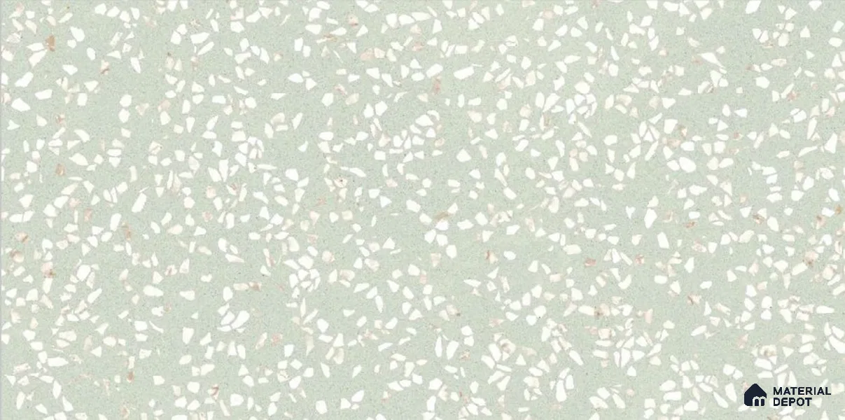 Terrazzo Floor & Wall Tile TL 12176 B Royal Terra Olive 4 ft x 2 ft Glue Matte Finish Vitrified Tile - 9 mm