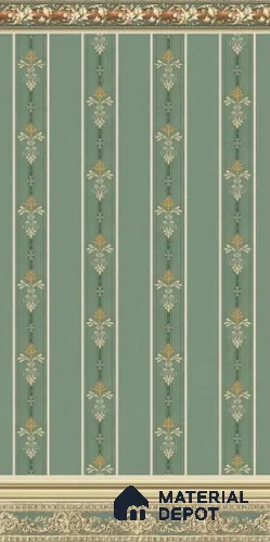 Patterned Wall Tile TL 12187 B SG Craft Slavia Decor 02 4 ft x 2 ft Glue Matte Finish Vitrified Tile - 9 mm