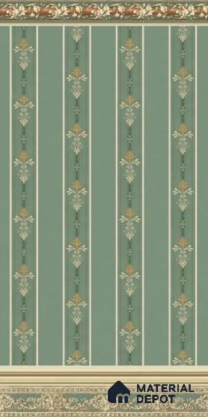 Patterned Wall Tile TL 12187 B SG Craft Slavia Decor 02 4 ft x 2 ft Glue Matte Finish Vitrified Tile - 9 mm