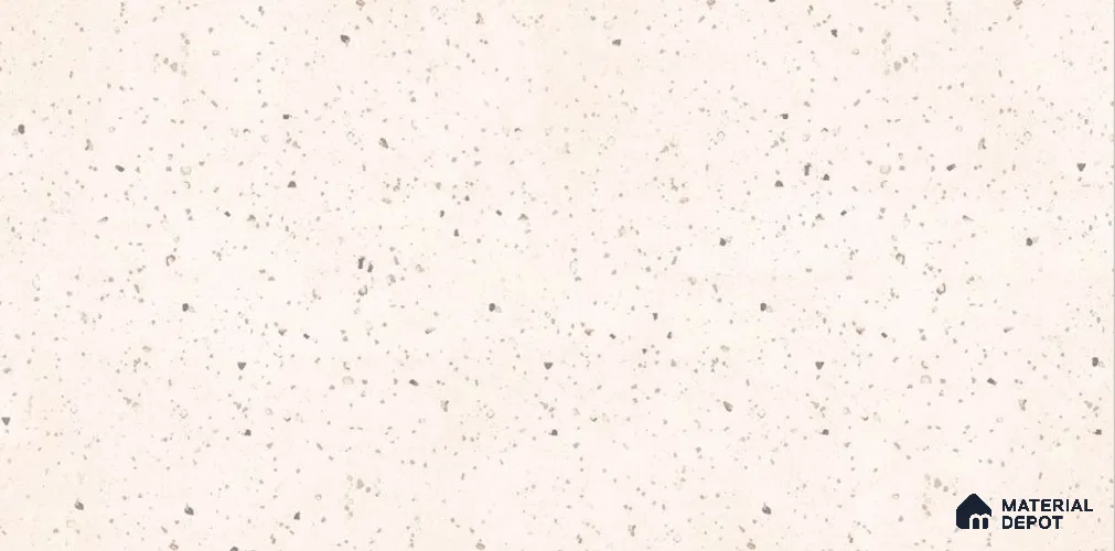 Terrazzo Wall Tile TL 12188 CV Krone Stone White 4 ft x 2 ft Carving Matte Finish Vitrified Tile - 9 mm