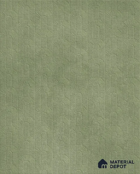 Punch Textures Wall Tile TL 12197 Olive Green Arco 4 ft x 2 ft Matte Finish Vitrified Tile - 9 mm