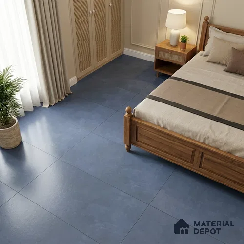 Cement Wall & Floor Tile TL 12334 K Jupiter Azuro 4 ft x 2 ft Matte Finish Vitrified Tile - 9 mm | Suitable For Bathroom, Kitchen, Balcony