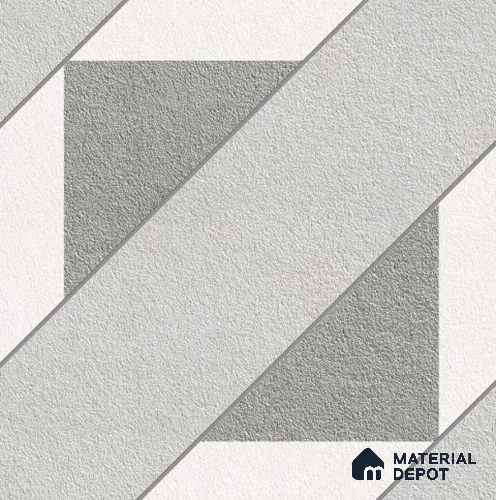 Stone Floor Tile TL 12338 B Ford Grey 16 inc x 16 inc Matte Finish Vitrified Tile - 12 mm