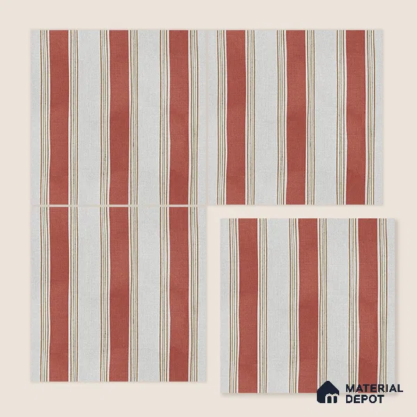 Moroccan Floor Tile TL 12352 B PS 360 Terra 1 ft x 1 ft Matte Finish Ceramic Tile - 9 mm | Suitable For Bathroom, Balcony, Kitchen