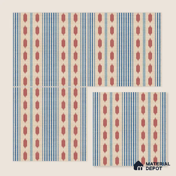 Moroccan Floor Tile TL 12353 B PS 361 Terra 1 ft x 1 ft Matte Finish Ceramic Tile - 9 mm | Suitable For Bathroom, Balcony, Kitchen