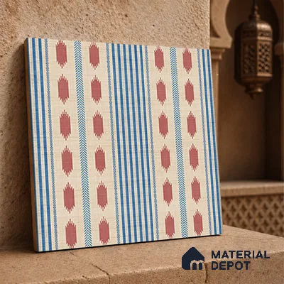 Moroccan Floor Tile TL 12353 B PS 361 Terra 1 ft x 1 ft Matte Finish Ceramic Tile - 9 mm | Suitable For Bathroom, Balcony, Kitchen