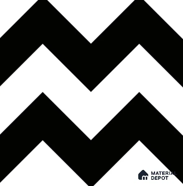 Tile TL 12412 12 inch x 12 inch Ceramic Finish Tile - 9 mm