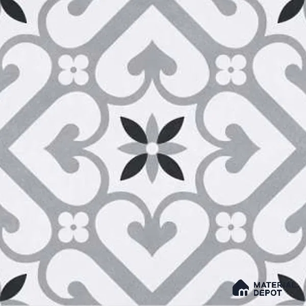 Tile TL 12414 12 inch x 12 inch Ceramic Finish Tile - 9 mm