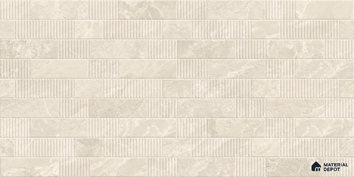 Tile TL 12460 B 4 ft x 2 ft Vitrified Finish Tile - 9 mm