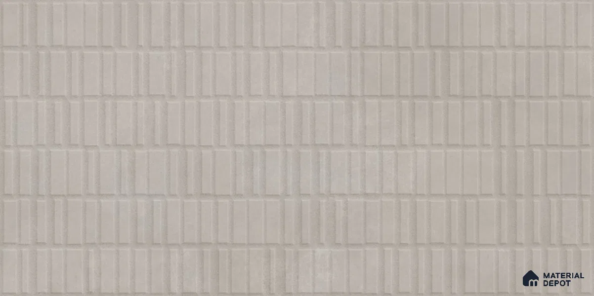 Punch Wall Tile TL 12490 E Santino Dove 4 ft x 2 ft Petals Protex Glr Punch Finish Vitified - 9 mm | 4 Random Design | Suitable for Living Room, Bedroom, Dining & Kitchen Wall