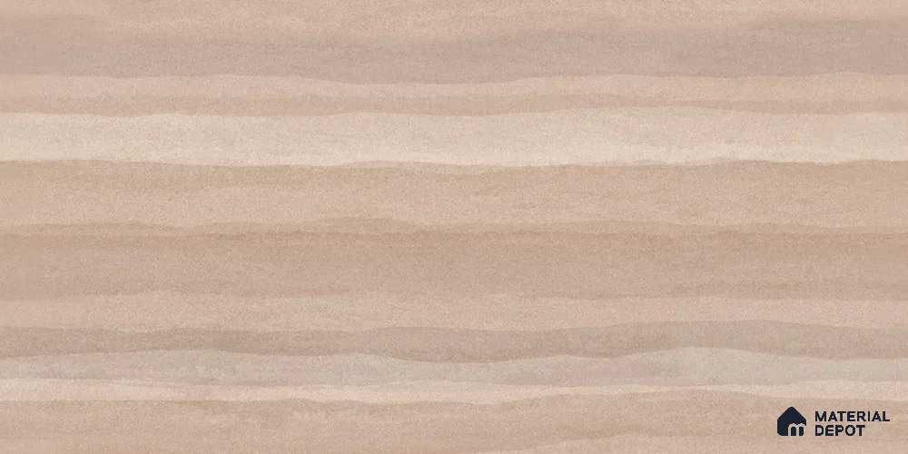 Wood Floor & Wall TL 12546 B Rammed Earth Almond 4 ft x 2 ft Digi Matte Finish Vitrified Tile - 9 mm | Endless Design | Suitable for Living Room, Bathroom, Dining & Highlighter Wall