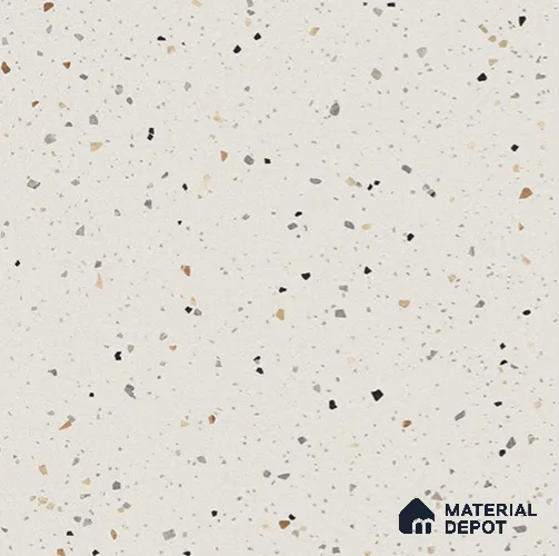 Terrazzo Floor Tile TL 12550 Stone Dusk 2 ft x 2 ft Matte Finish Vitrified Tile | Random Design  - 9 mm