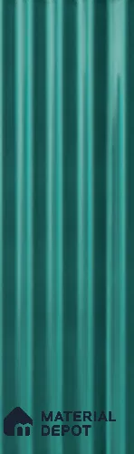 Subway Punch Wall Tile TL 12552 Straw Laurel Green  Glossy Finish Ceramic Tile - 9 mm