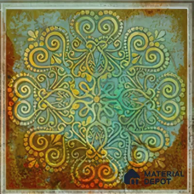 Moroccan Wall Tile TL 06339 C Artiflow 12 inch x 12 inch Ceramic Matte Finish - 9.5 mm | Suitable for Accent/Feature Walls, Bathroom, Kitchen, Dining Area