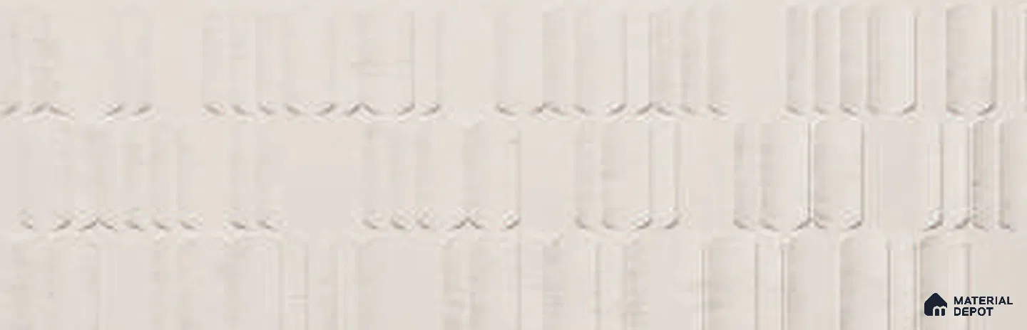 Wall Tile TL 12578 B Llich White 4 ft x 16 inc Vitrified Matte Finish - 10 mm | Suitable for Bathroom, Highlighter Wall & Elevation | Spacer Recommended