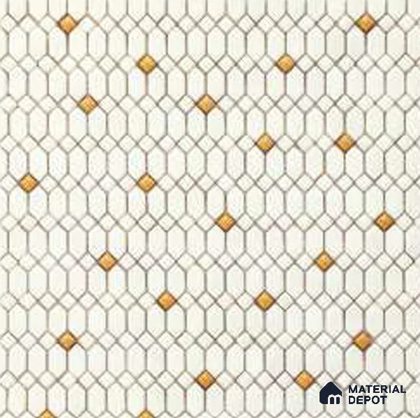 Mosaic Look Wall Tile TL 12583 Amber Speckl 11.61 inc x 11.61 inc Matte Finish - 6 mm | Suitable for Bathroom Wall, Kitchen Wall & Backsplash & Highlighter Wall