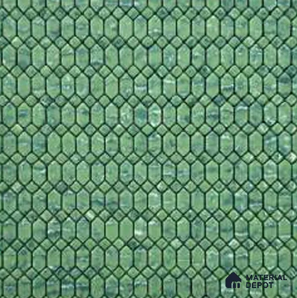 Mosaic Look Wall Tile TL 12584 Jade Lantern 11.61 inc x 11.61 inc Matte Finish - 6 mm | Suitable for Bathroom Wall, Kitchen Wall & Backsplash & Highlighter Wall