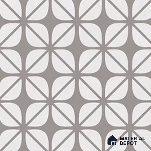 Moroccan Floor & Wall Tile TL 12604 Madrid 1 ft x 1 ft Ceramic Carving Matte Finish - 9.5 mm | Living Room, Kitchen Wall & Backsplashes, Dining & Bathroom