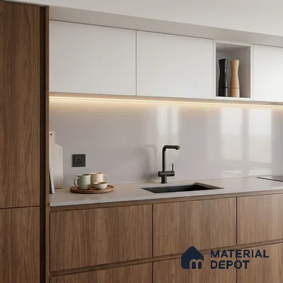 Terrazzo Counter Top Slab TL 12658 B Galaxy Bronze 8 ft x 2.62 ft Full Body Vitrified Matte Finish - 15 mm | Suitable For Counter Top, Dining Table Top & Window Frame