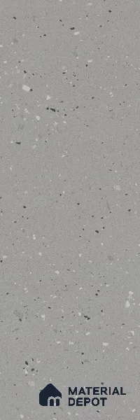 Terrazzo Large Format Slab TL 12667 B Pallazio Steel 8 ft x 2.62 ft White Full Body Matte Finish - 15 mm | Suitable for Counter Top, Table Top & Window Frame