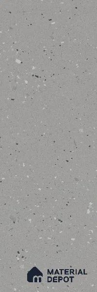 Terrazzo Large Format Slab TL 12667 Pallazio Steel 8 ft x 2.62 ft White Full Body Glossy Finish - 15 mm | Suitable for Counter Top, Table Top & Window Frame