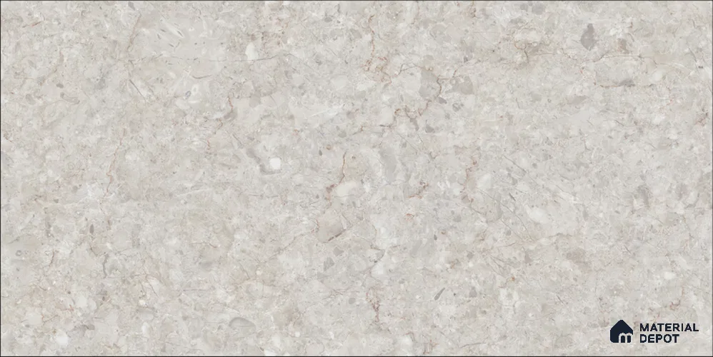 Marble Wall & Floor Tile TL 12691 Grey 4 ft x 2 ft Glossy Finish Vitrified Tile - 9 mm | 4 Random Designs | Suitable For Living Room, Bedroom, Dining