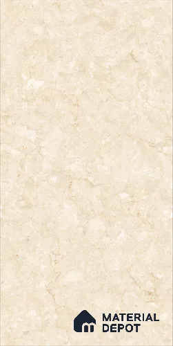 Marble Wall & Floor Tile TL 12692 Beige 4 ft x 2 ft Glossy Finish Vitrified Tile - 9 mm | 4 Random Designs | Suitable For Living Room, Bedroom, Dining