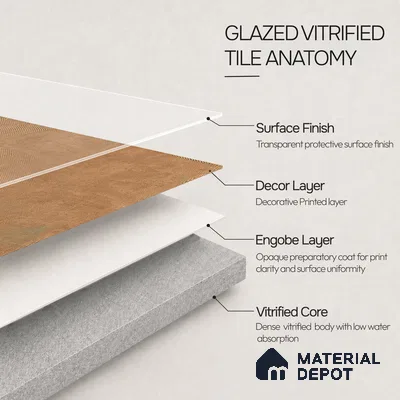 Cement Floor & Wall Tile TL 12696 F Mystic Terracotta 4 ft x 2 ft Punch Matte Finish Vitrified Tile - 9 mm