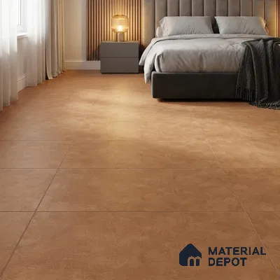 Cement Floor & Wall Tile TL 12696 F Mystic Terracotta 4 ft x 2 ft Punch Matte Finish Vitrified Tile - 9 mm
