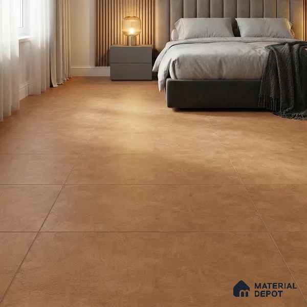 Cement Floor & Wall Tile TL 12696 F Mystic Terracotta 4 ft x 2 ft Punch Matte Finish Vitrified Tile - 9 mm