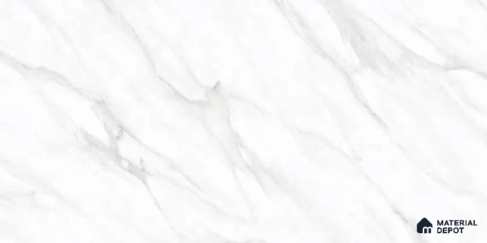 Marble Wall & Floor Tile TL 12697 B Smoke 4 ft x 2 ft Glossy Finish Vitrified Tile - 9 mm | 4 Random Designs | Suitable For Living Room, Bedroom, Dining