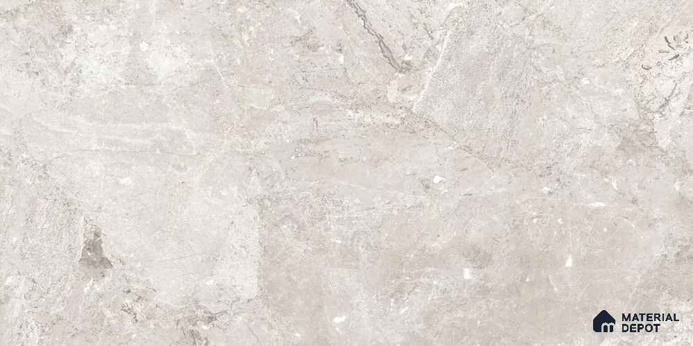Marble Wall & Floor Tile TL 12705 Light Cream 4 ft x 2 ft Glossy Finish Vitrified Tile - 9 mm | 6 Random Designs | Suitable For Living Room, Bedroom, Dining