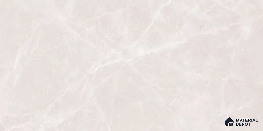 Marble Wall & Floor Tile TL 12706 C Bianco 4 ft x 2 ft Glossy Finish Vitrified Tile - 9 mm | 5 Random Designs | Suitable For Living Room, Bedroom, Dining