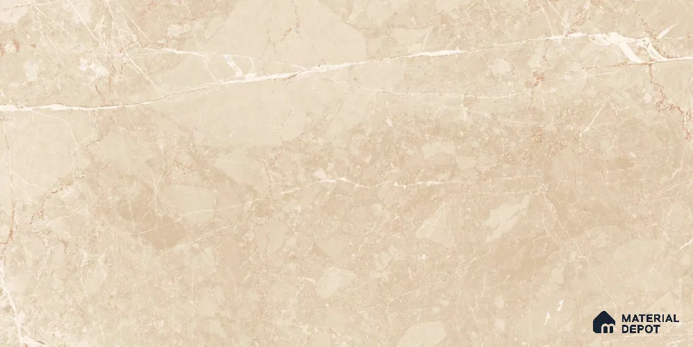 Marble Wall & Floor Tile TL 12710 B Soft 4 ft x 2 ft Glossy Finish Vitrified Tile - 9 mm | 4 Random Designs | Suitable For Living Room, Bedroom, Dining