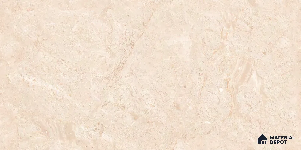 Marble Wall & Floor Tile TL 12712 Beige 4 ft x 2 ft Glossy Finish Vitrified Tile - 9 mm | 4 Random Designs | Suitable For Living Room, Bedroom, Dining