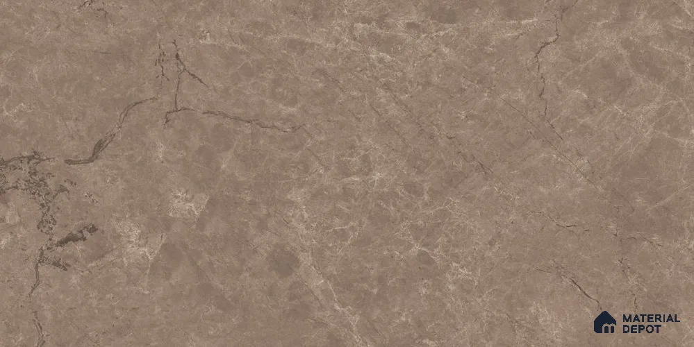 Marble Wall & Floor Tile TL 12722 E Choco 4 ft x 2 ft Glossy Finish Vitrified Tile - 8 mm | 5 Random Designs | Suitable For Living Room, Bedroom, Dining