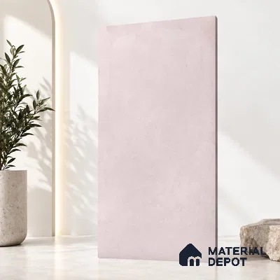Cement Wall & Floor Tile TL 12738 H Pink 4 ft x 2 ft Matte Finish Vitrified Tile - 8.5 mm | Suitable For Living Room, Hall, Bedroom