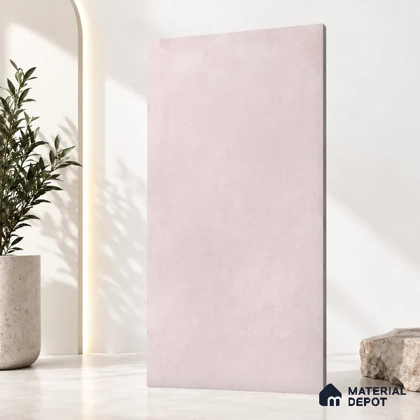 Cement Wall & Floor Tile TL 12738 H Pink 4 ft x 2 ft Matte Finish Vitrified Tile - 8.5 mm | Suitable For Living Room, Hall, Bedroom