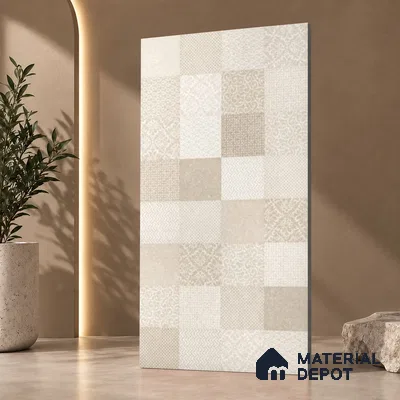 Highlighter Wall Tile TL 12739 C Square Decor 4 ft x 2 ft Matte Finish Vitrified Tile - 8.5 mm