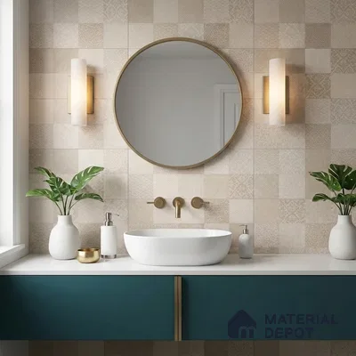 Highlighter Wall Tile TL 12739 C Square Decor 4 ft x 2 ft Matte Finish Vitrified Tile - 8.5 mm